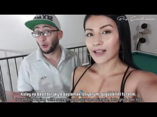 playing billiards with my friend andres | mariana martix | turkish subtitles big ass teen