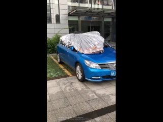 automatic car awning
